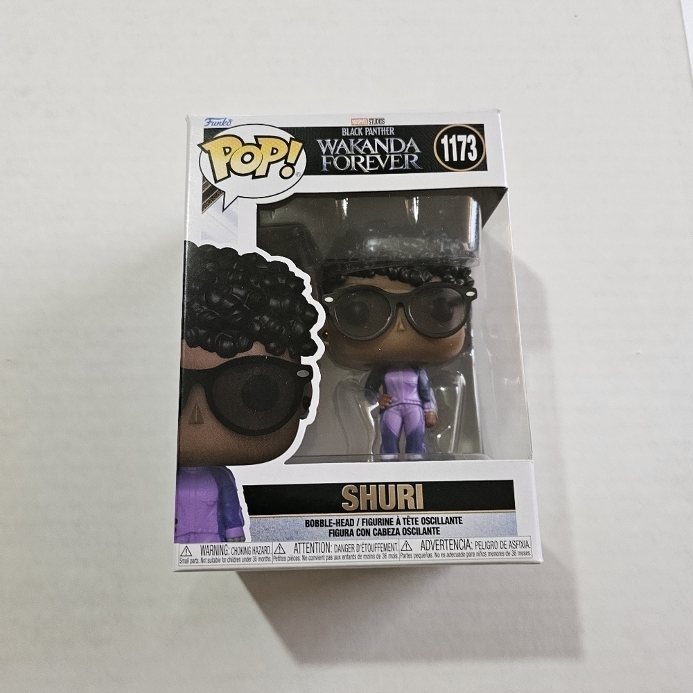 Funko Pop! Black Panther Wakanda Forever Shuri Purple Vinyl Figure